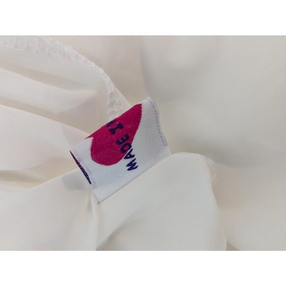 Made In Jiwa White with Yellow Long Ladder Lace Skirt (Handmade) Size XS - Picture 4 of 8